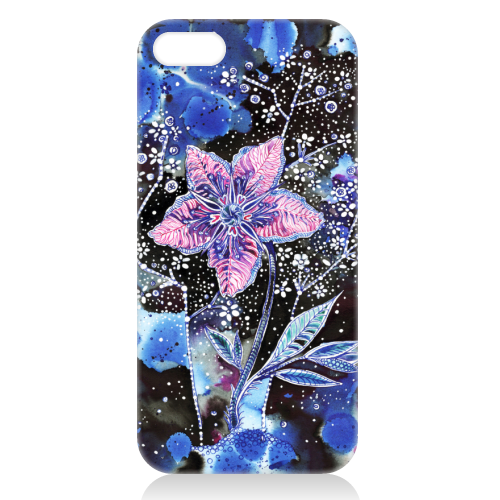 Space flower hellebore - unique phone case by Aleshka K
