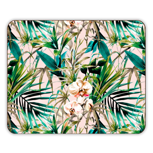 Pattern floral tropical 001 - designer placemat by MMarta BC