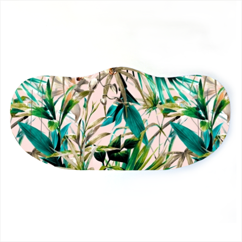 Pattern floral tropical 001 - face cover mask by MMarta BC